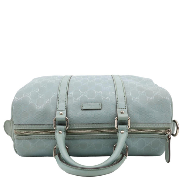 GUCCI Joy Medium GG Imprime Boston Bag Light Blue 193603