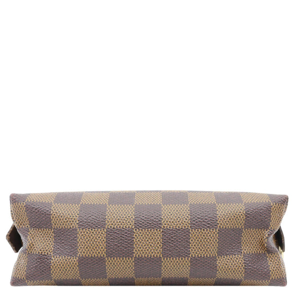 LOUIS VUITTON PM Damier Ebene Cosmetic Pouch Brown