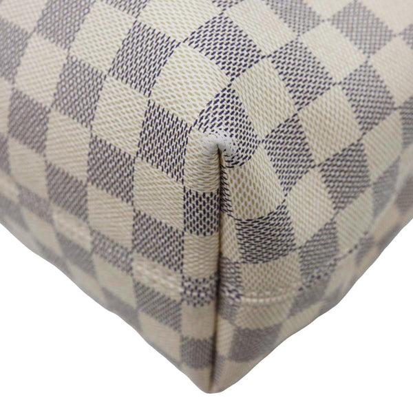 LOUIS VUITTON Graceful PM Damier Azur Shoulder Bag Rose Ballerine