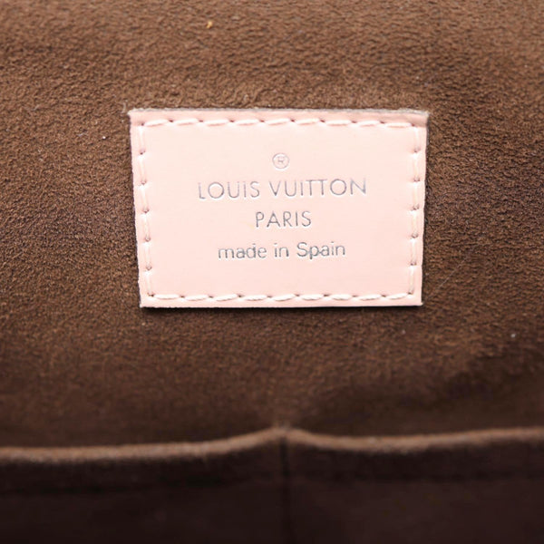 LOUIS VUITTON Cluny BB Epi Leather Top Handle Crossbody Bag Pink