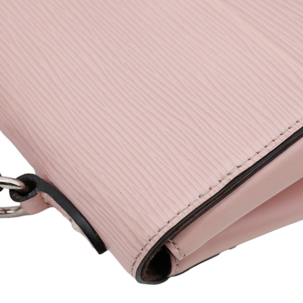 LOUIS VUITTON Cluny BB Epi Leather Top Handle Crossbody Bag Pink