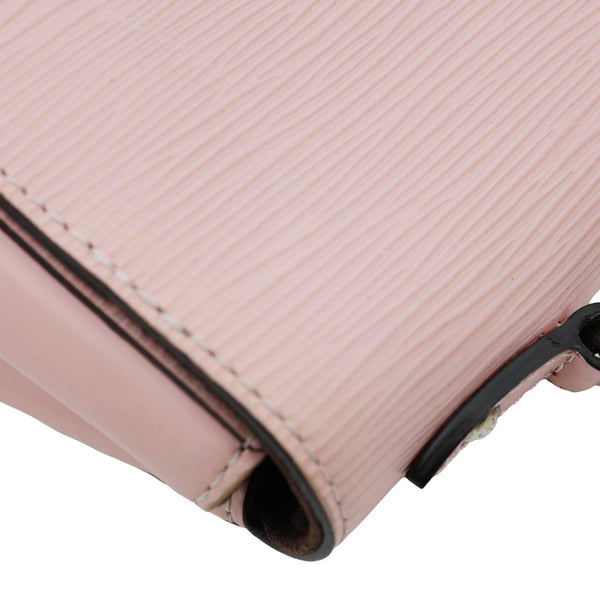 LOUIS VUITTON Cluny BB Epi Leather Top Handle Crossbody Bag Pink