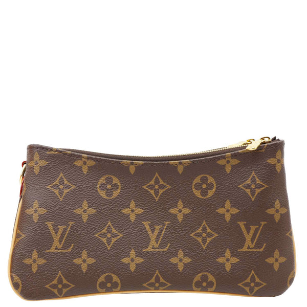 LOUIS VUITTON Liv Pochette Monogram Canvas Shoulder Bag Brown