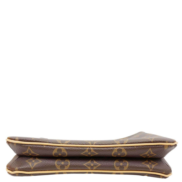 LOUIS VUITTON Liv Pochette Monogram Canvas Shoulder Bag Brown
