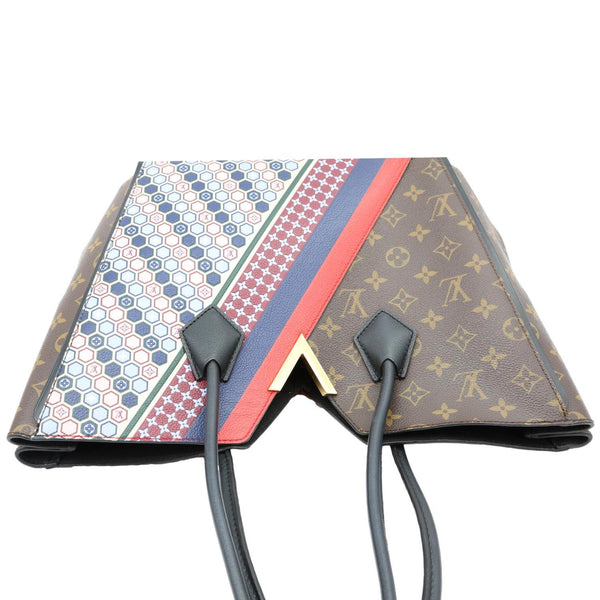 LOUIS VUITTON Kimono MM Monogram Canvas Tote Bag Brown