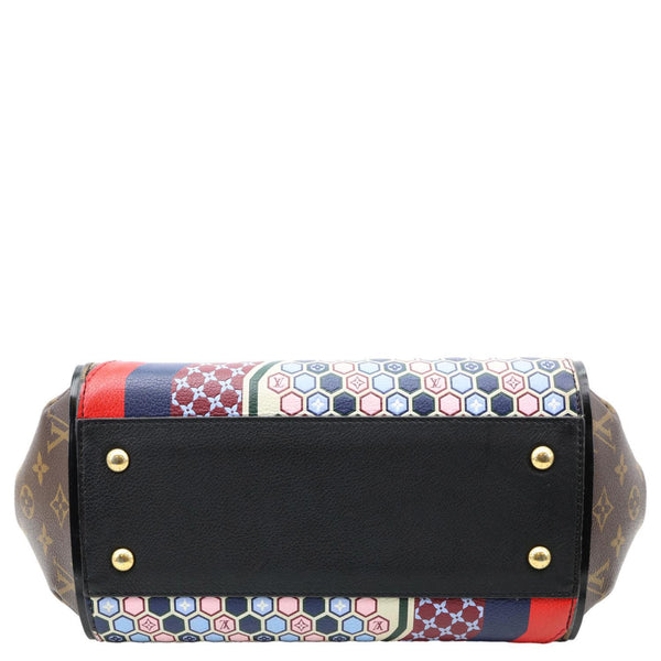 LOUIS VUITTON Kimono MM Monogram Canvas Tote Bag Brown