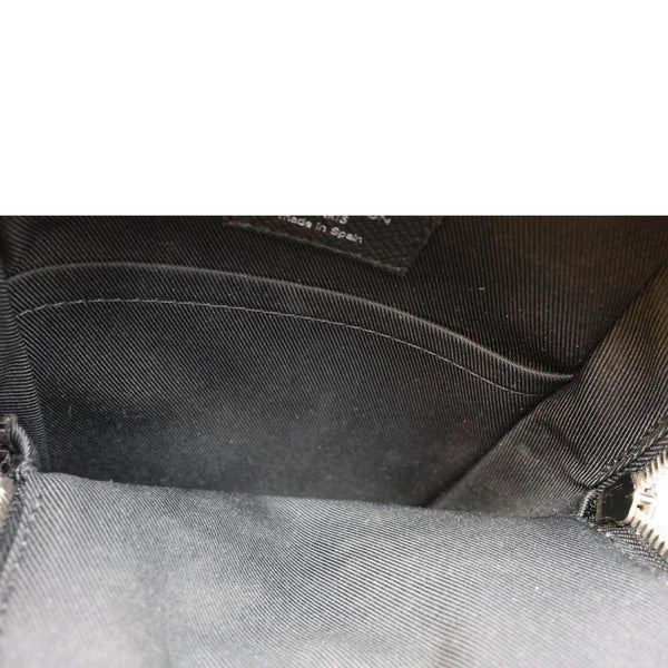 LOUIS VUITTON Outdoor Slingbag Monogram Taigarama Leather Crossbody Bag Black