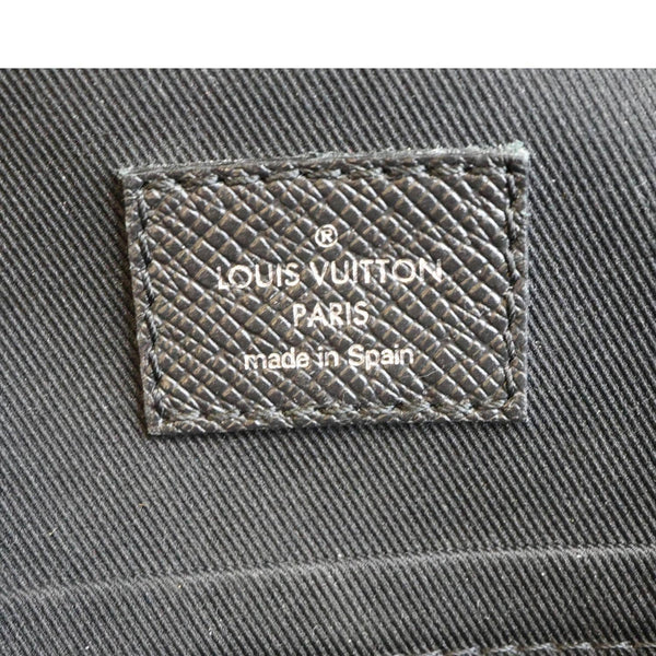 LOUIS VUITTON Outdoor Slingbag Monogram Taigarama Leather Crossbody Bag Black