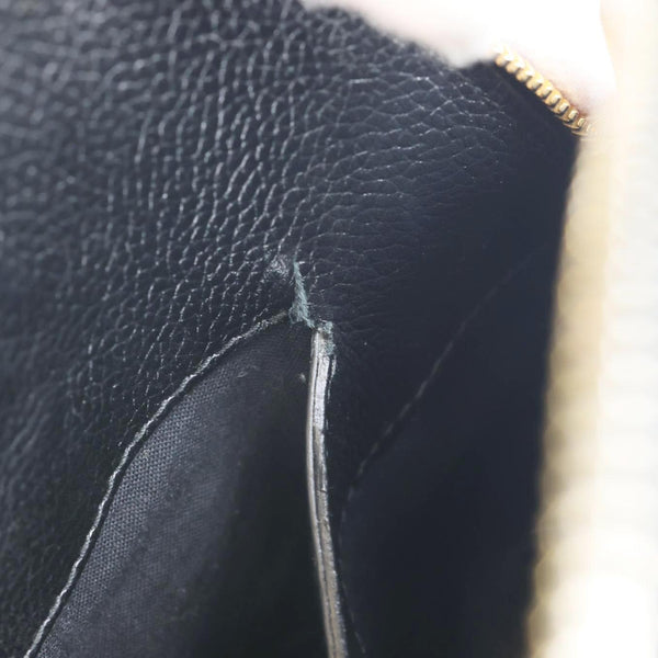 BALENCIAGA Ville Top Handle Small Grained Leather Crossbody Bag Black