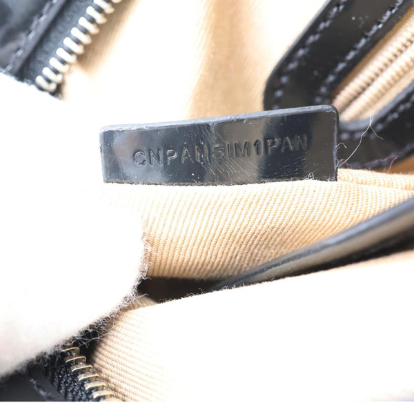 BURBERRY Nova Check Canvas Hobo Bag Black