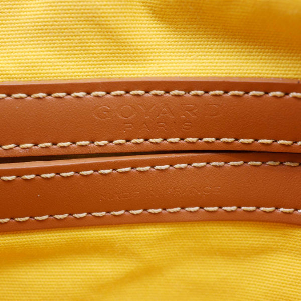 GOYARD Sac Cap Vert Coated Canvas Crossbody Bag Black