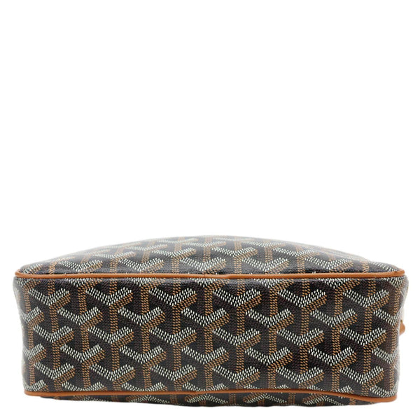 GOYARD Sac Cap Vert Coated Canvas Crossbody Bag Black