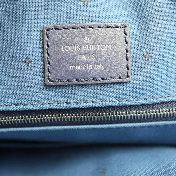 LOUIS VUITTON Onthego GM Monogram Escale Canvas Shoulder Bag Blue