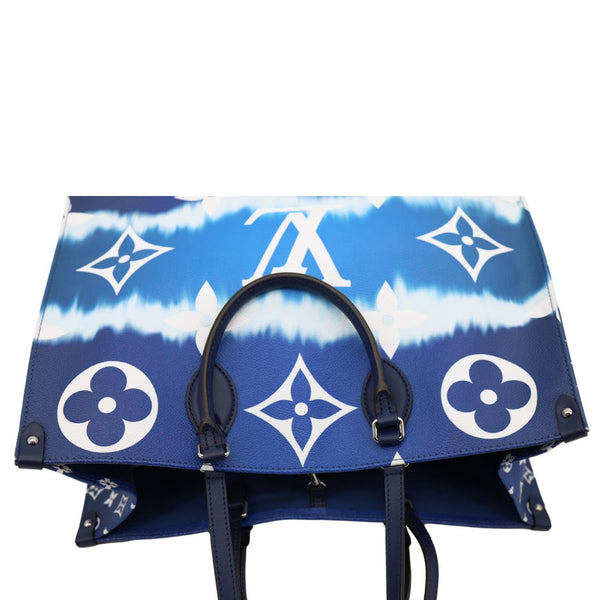 LOUIS VUITTON Onthego GM Monogram Escale Canvas Shoulder Bag Blue