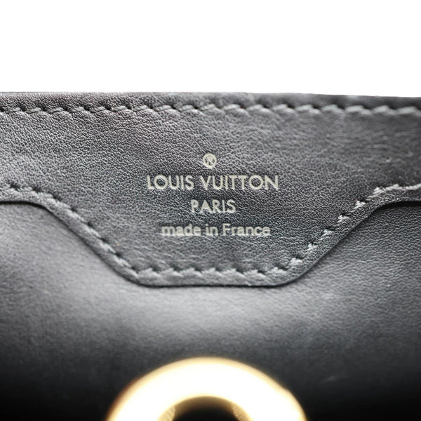 LOUIS VUITTON Capucines BB Trunk Lotus Leather Satchel Crossbody Bag Black