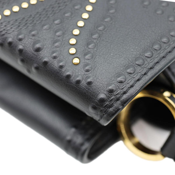 LOUIS VUITTON Capucines BB Trunk Lotus Leather Satchel Crossbody Bag Black