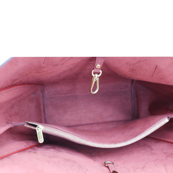 LOUIS VUITTON Kimono MM Monogram Canvas Tote Bag Red