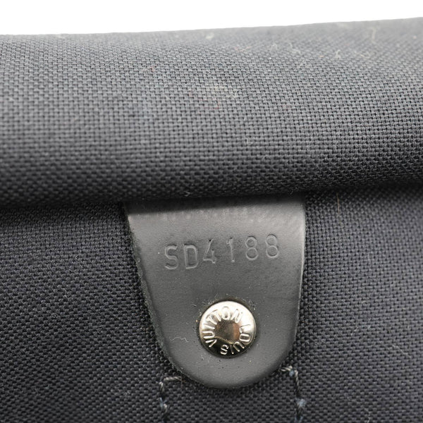 LOUIS VUITTON Keepall 55 Bandouliere Damier Cobalt Travel Bag Navy Blue