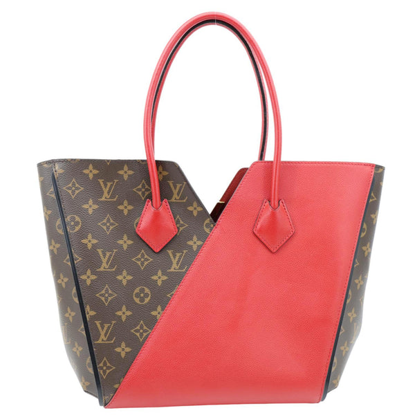 LOUIS VUITTON Kimono MM Monogram Canvas Tote Bag Red