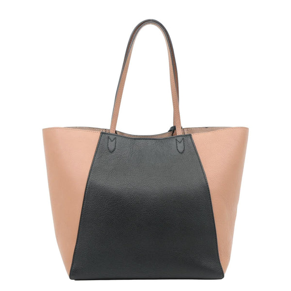 LOUIS VUITTON Lockme Cabas Leather Tote Bag Bois de Rose