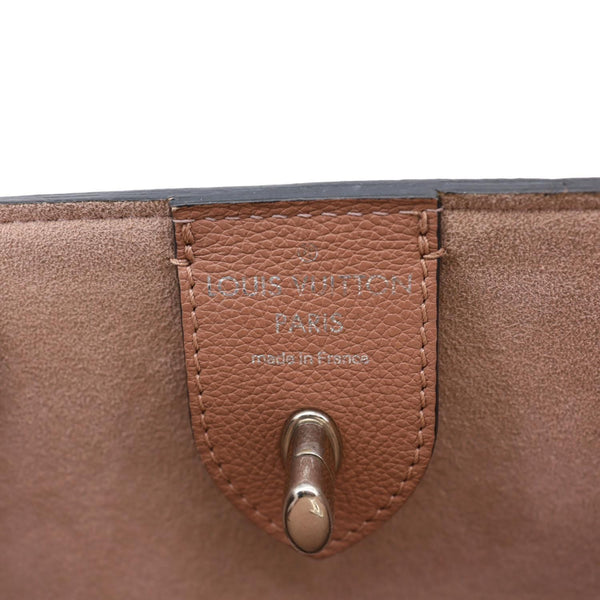 LOUIS VUITTON Lockme Cabas Leather Tote Bag Bois de Rose