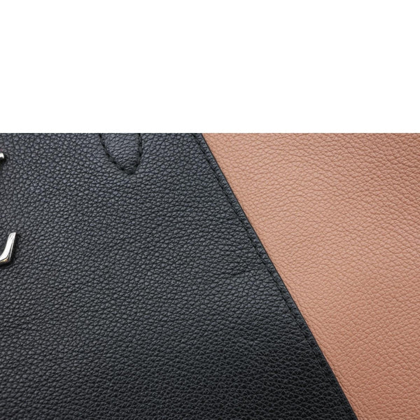 LOUIS VUITTON Lockme Cabas Leather Tote Bag Bois de Rose