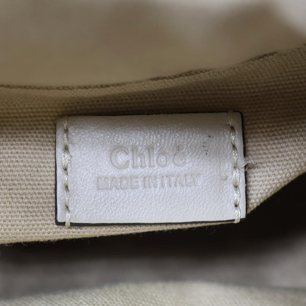 CHLOE Roy Little Horses Embroidered Leather Bucket Bag Beige