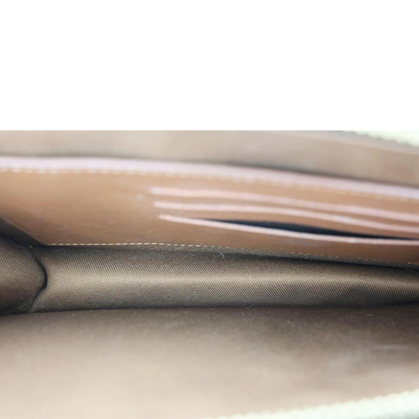 LOUIS VUITTON Legacy Monogram Canvas Chain Clutch Brown