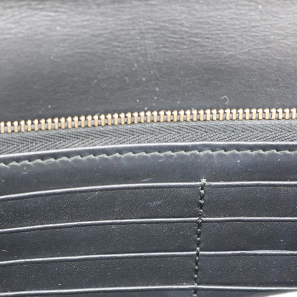 GUCCI Peony Pearly Mini GG Supreme Canvas Wallet on Chain Beige 431478