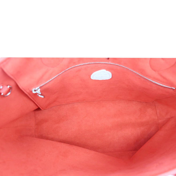 LOUIS VUITTON x Yayoi Kusama Neverfull MM Infinity Dots Empreinte Leather Tote Bag Red