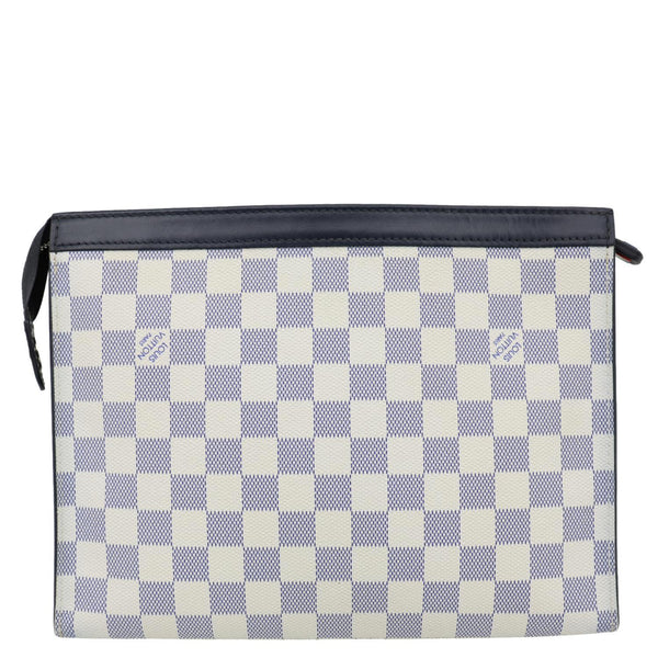LOUIS VUITTON Voyage MM America's Cup Latitude Damier Azur Pouch White