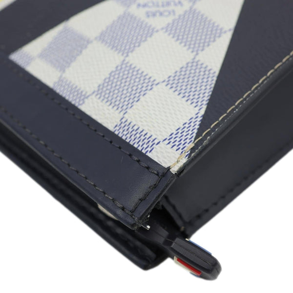 LOUIS VUITTON Voyage MM America's Cup Latitude Damier Azur Pouch White