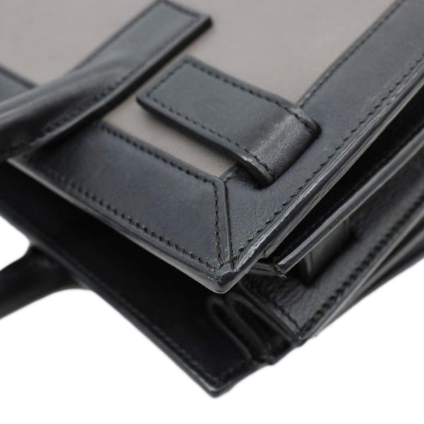 YVES SAINT LAURENT Sac de Jour Nano Leather Satchel Bag Bicolor