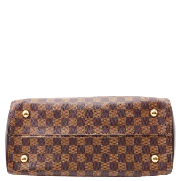 LOUIS VUITTON Rivoli MM Damier Ebene Shoulder Bag Brown