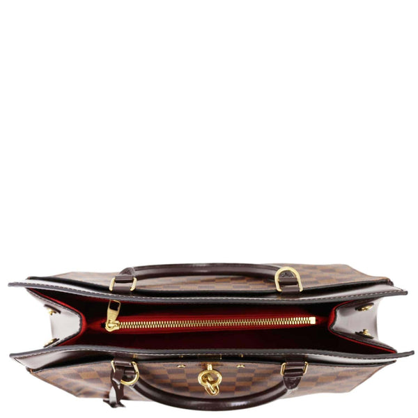 LOUIS VUITTON Rivoli MM Damier Ebene Shoulder Bag Brown