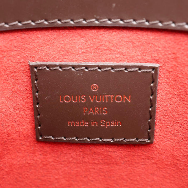 LOUIS VUITTON Rivoli MM Damier Ebene Shoulder Bag Brown