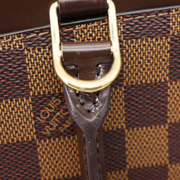 LOUIS VUITTON Rivoli MM Damier Ebene Shoulder Bag Brown