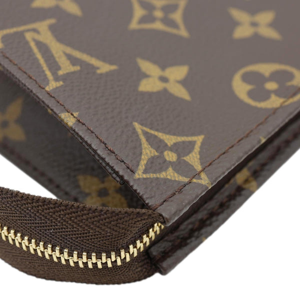 LOUIS VUITTON Toiletry 19 Monogram Canvas Pouch Brown