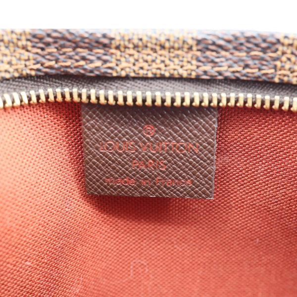 LOUIS VUITTON Trousse Makeup Damier Ebene Pochette Clutch Brown