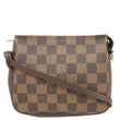 LOUIS VUITTON Trousse Makeup Damier Ebene Pochette Clutch Brown