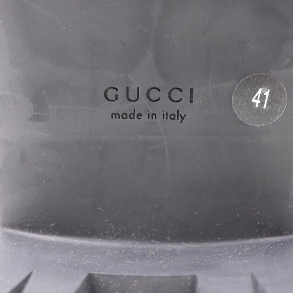 GUCCI Lace Up 60mm GG Matelasse Lux Nappa Leather Combat Boots Dark Brown 718386