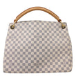 LOUIS VUITTON Artsy MM Damier Azur Hobo Bag White