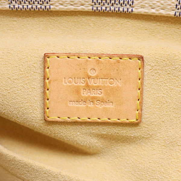 LOUIS VUITTON Artsy MM Damier Azur Hobo Bag White