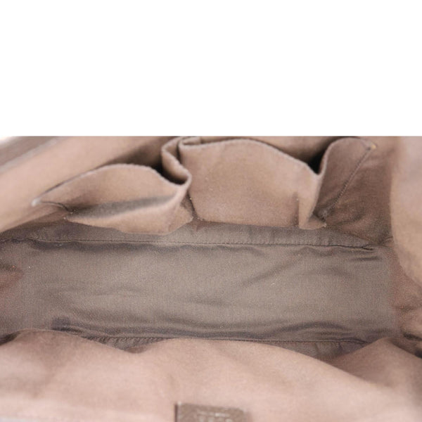 GUCCI GG Flap Large Monogram Canvas Messenger Bag Beige 449171