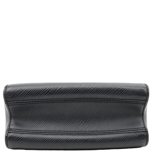 LOUIS VUITTON Twist MM Epi Leather Chain Shoulder Bag Black