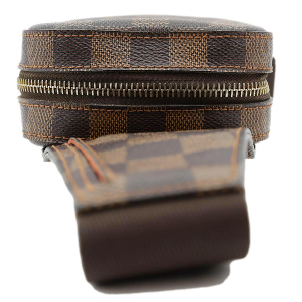 LOUIS VUITTON Geronimos Sling Damier Ebene Crossbody Bag Brown