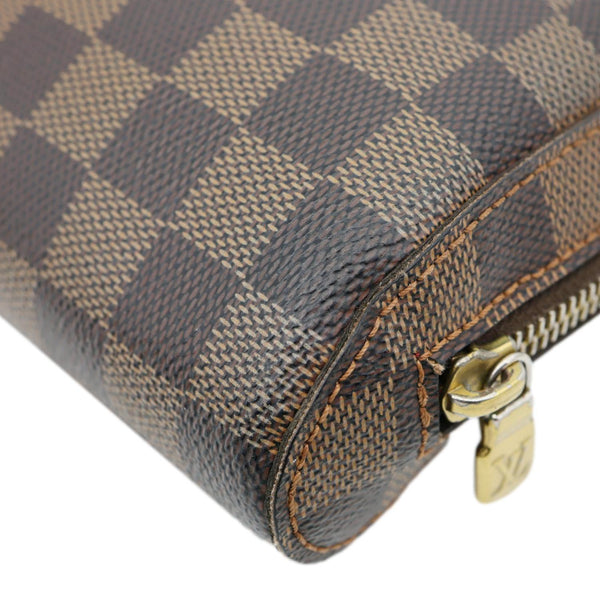 LOUIS VUITTON Geronimos Sling Damier Ebene Crossbody Bag Brown