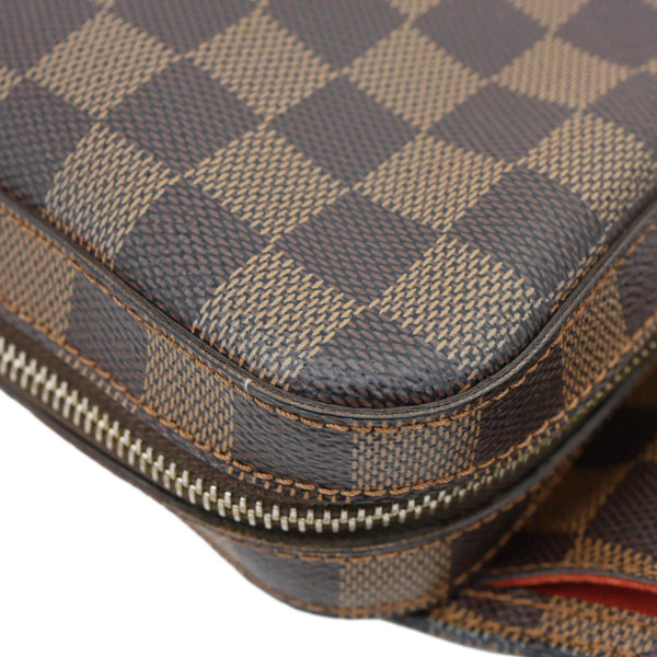 LOUIS VUITTON Geronimos Sling Damier Ebene Crossbody Bag Brown