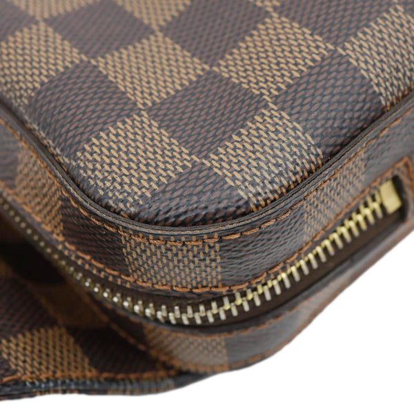 LOUIS VUITTON Geronimos Sling Damier Ebene Crossbody Bag Brown