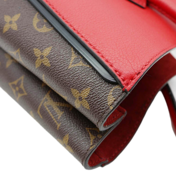 LOUIS VUITTON Kimono MM Monogram Canvas Tote Bag Red